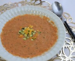 トマトときゅうりとパプリカの冷製スープのカバー写真